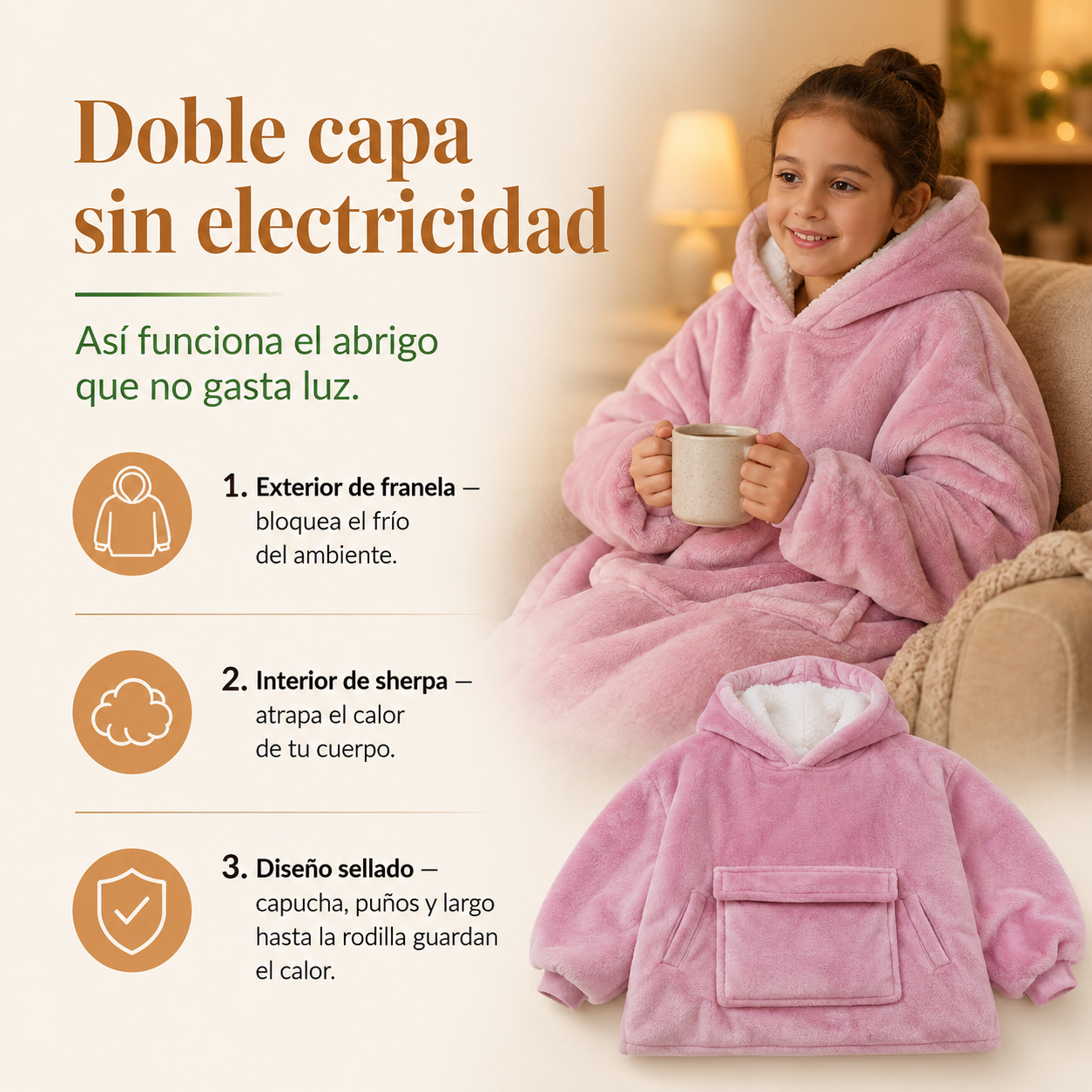 Poleron Polar Noche Estrellada — vista 4