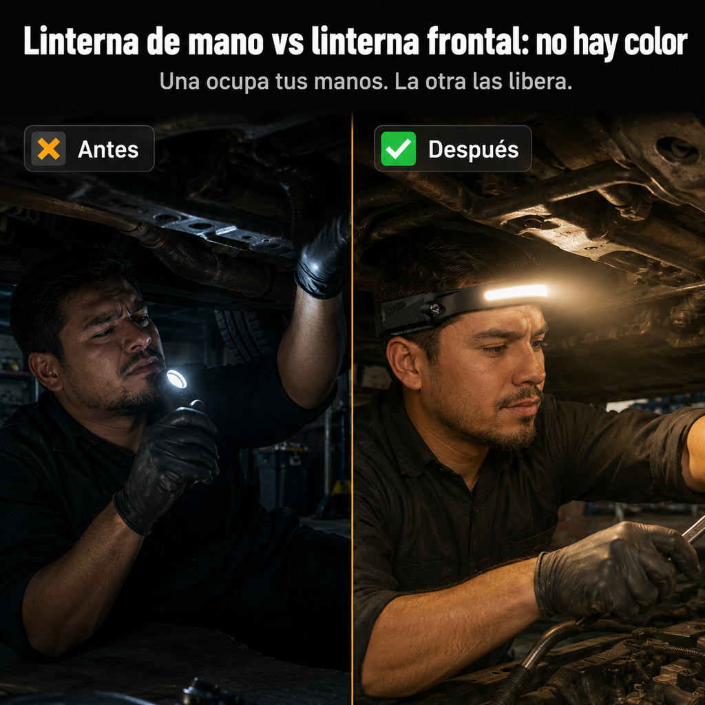 Linterna Led Cintillo Recargable — vista 2