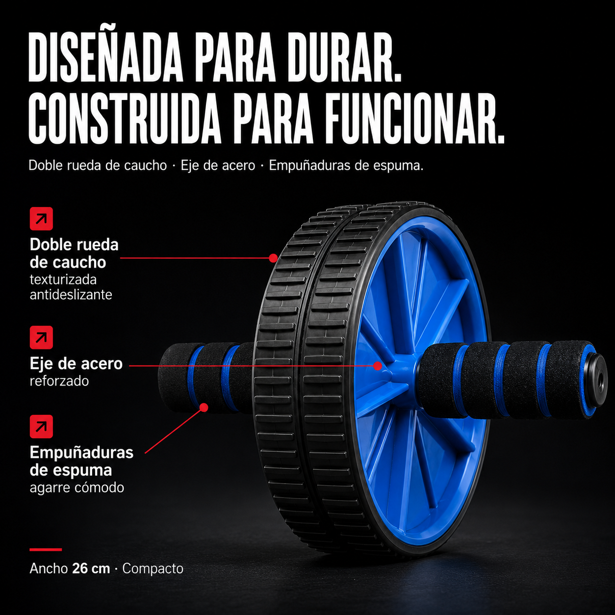Rueda De Ejercicios Abdominales — vista 3