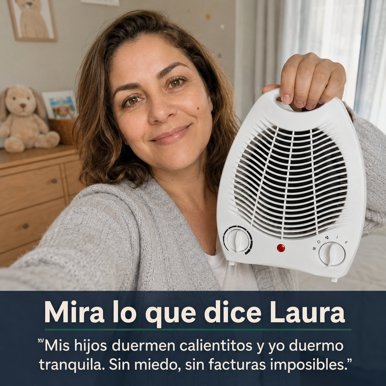 Calefactor Ventilador Portatil Electrico — vista 6